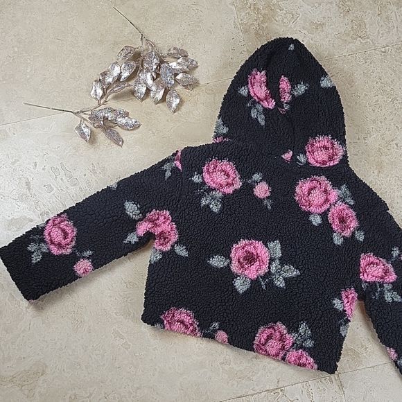 Justice flower crop jacket sweater - Picture 4 of 5